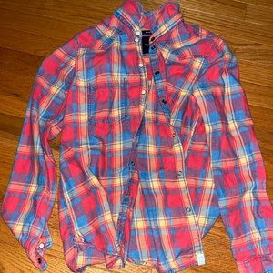 boy friend fit flannel
